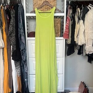 Aerie Bright Green Maxi Dress
